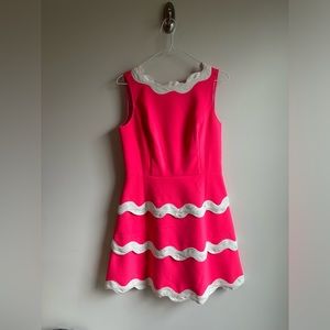 Sail to Sable Ric Rac Dress in Neon Pink, Women’s Size 4 NWT